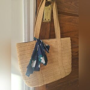 Draper James Everyday Straw Shoulder Bag